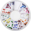 HOLOGR.RHINEST.SMALL 120PC IN WHEEL