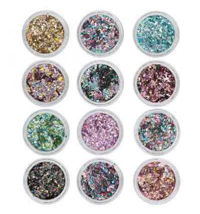 Nail Art Confetti Set 12 colori