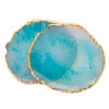 DISPLAY AGATE GEODE TURQUOISE